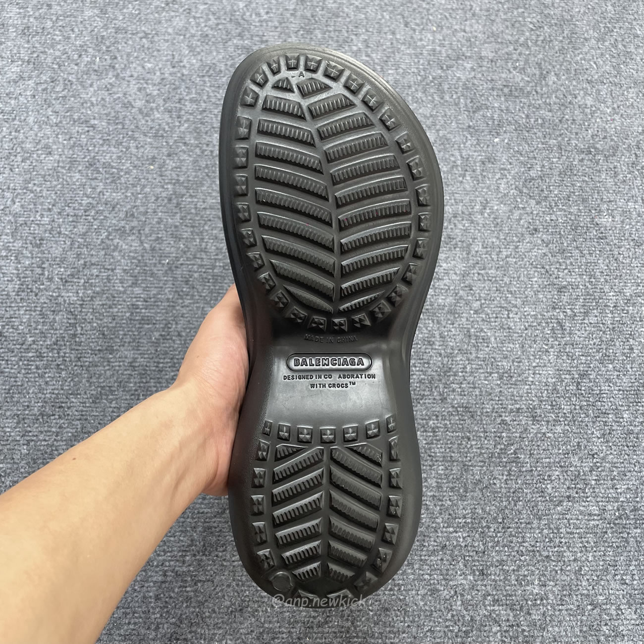 Balenciaga X Crocs Mule Black Silvery Multicolor Jibbitz Womens 720762 W0fow 1000 (5) - www.newkick.org
